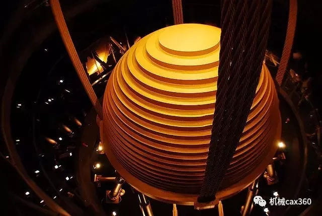 世界最大的风阻尼器，大楼摆荡可达1米，绝对的镇楼神器！